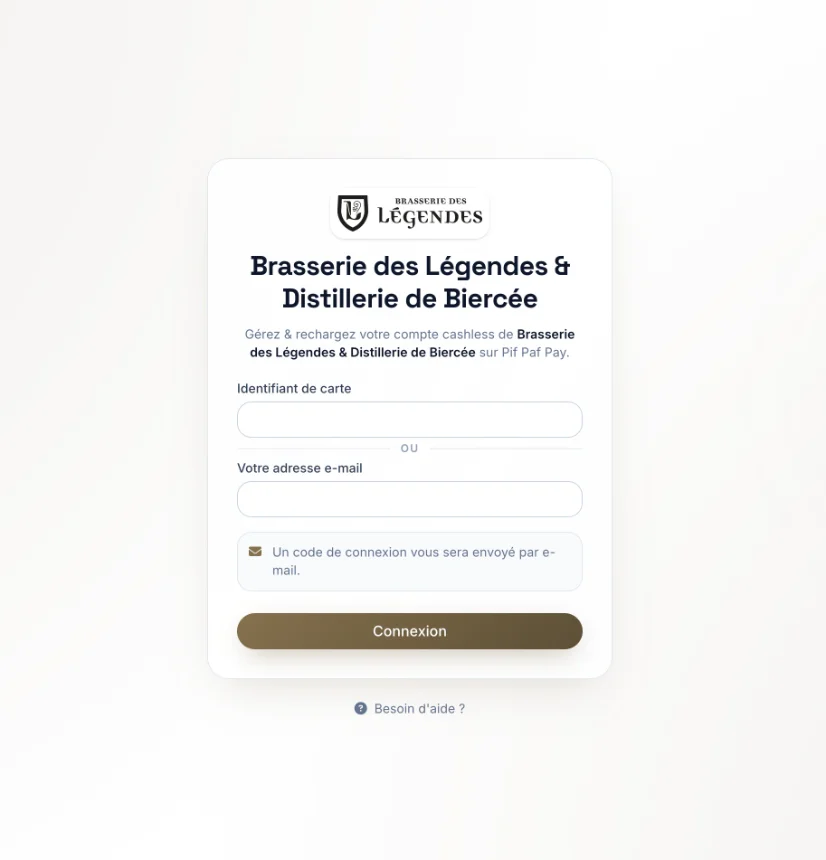 Capture d'écran du portail client — solde, recharge, billets, historique